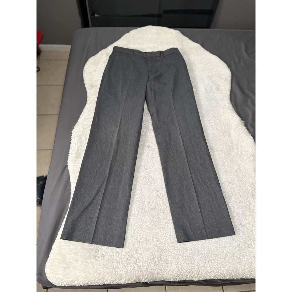 Express‎ Mens Gray Straight Dress Pants Size 32x34 Cotton Blend